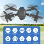 TWS Drone 4k profession HD Wide Angle Dual Camera 720P WiFi with 2 Batteries Drones Camera Helicopter Toys